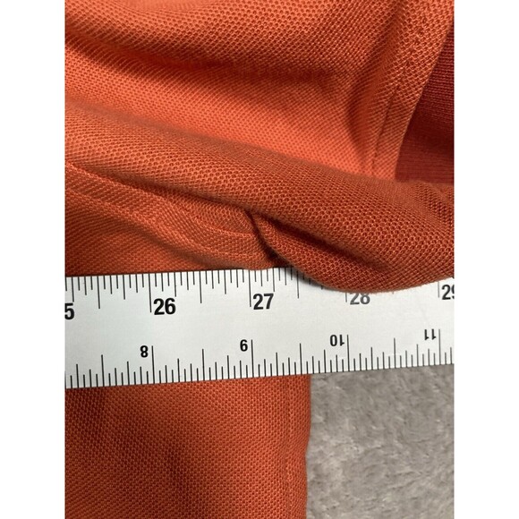 Outdoor Afro REI Co-op Mens 2XL Short Sleeve Polo Shirt Orange Casual Collared - Picture 5 of 6